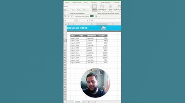COMO REMOVER LINHAS DE GRADES | Dicas de EXCEL #SHORTS