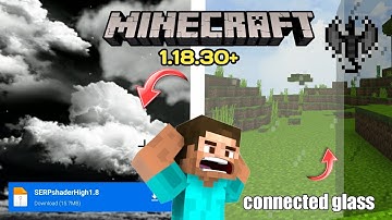 Shaders in 1.18.30 in pocket edition || Minecraft shaders in 1.18.30