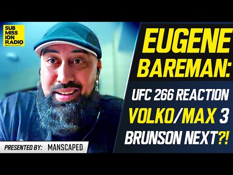 Eugene Bareman Reacts to UFC 266, Accuses Max Holloway's "Ex-Boyfriend" Daniel Cormier of Bias