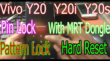 Vivo Y20 Y20i Y20s Pin Lock Pattern Lock Hard Reset By MRT Dongle PD2034F V2027 V2029