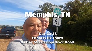 2023 Road Trip 32 – Memphis, TN | Day 20-23, 34 Day Mississippi River Road, Fantasy RV Tours by wandering WandA 248 views 3 months ago 11 minutes, 1 second