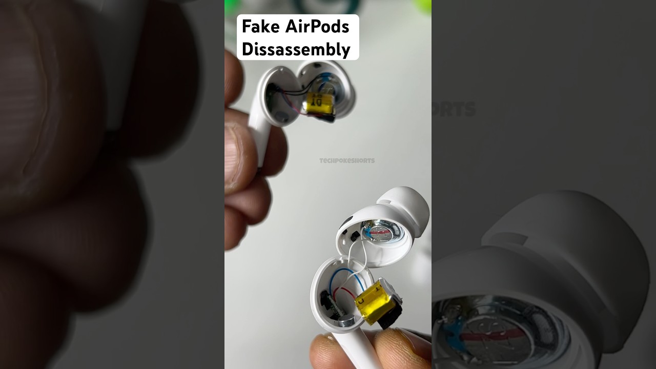Fake Apple AirPods - Disassembly 