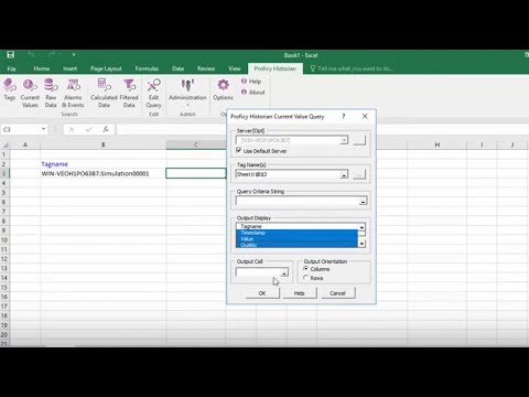 Configuring the Excel Add-in for Historian