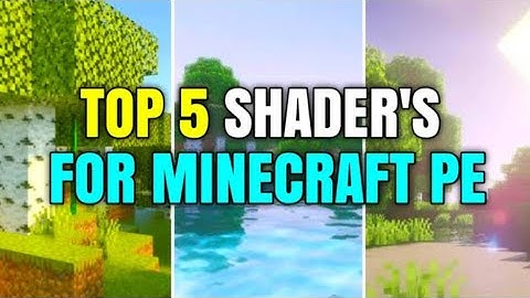 Top 5 RTX Shaders for Minecraft pocket edition - No lag(1,2,3,4 gb ram devices)mcpe- Malayalam