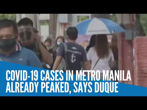 COVID-19 cases in Metro Manila already peaked, says Duque