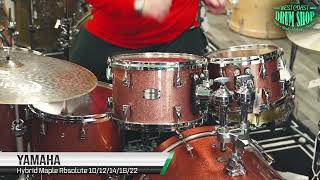 Yamaha Hybrid Maple Absolute 10/12/14/16/22 Drum Set