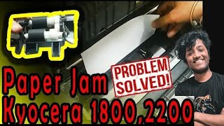 paper jam problem solved in Laser Printer | Kyocera Taskalfa 1800 ,1801,2200 ,2201