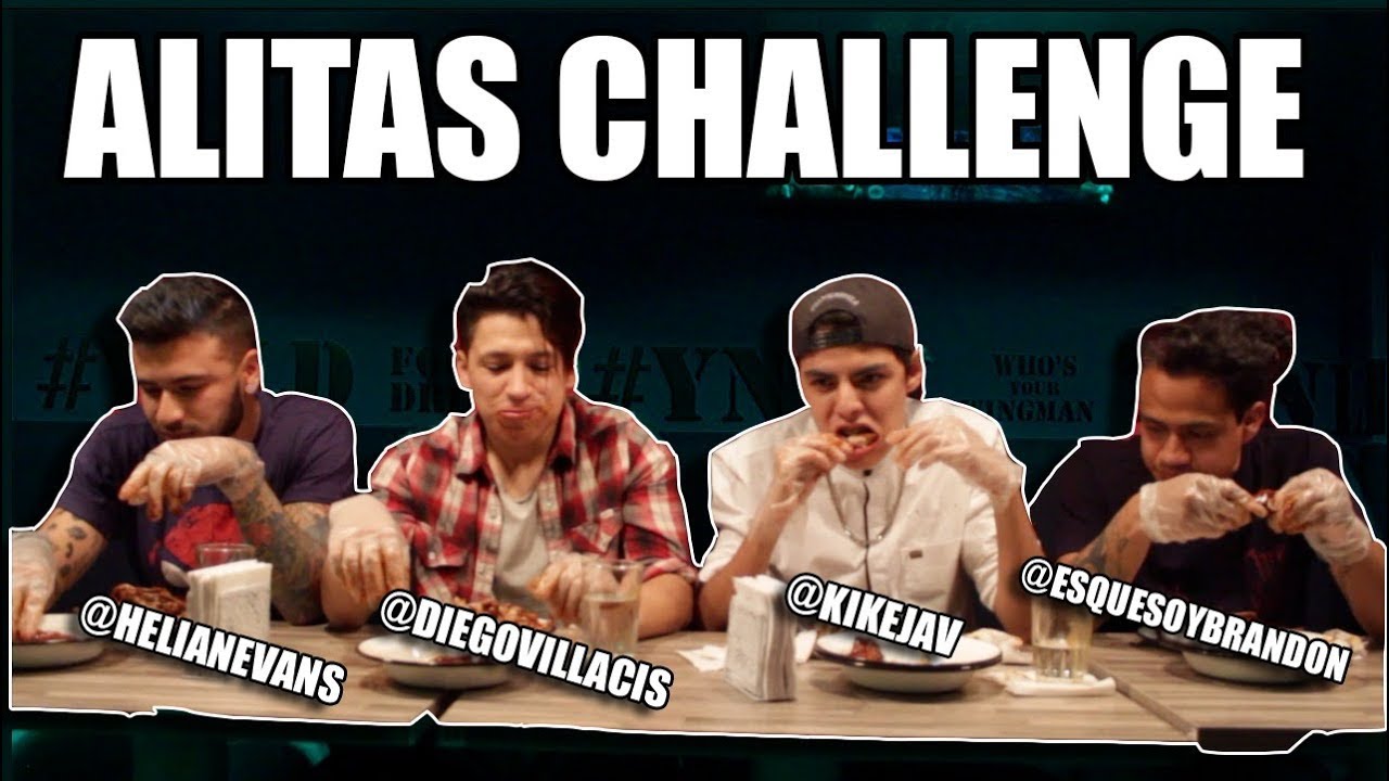 QUIÉN COME MÁS ALITAS EN 15 MINUTOS? (KikeJav, Diego Villacis, Helian Evans, EsQueSoyBrandon)
