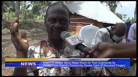 Elders of Ubiaza decry alleged attack on their community by Obaretin Community