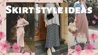 skirt style ideas outfit pinterest you can wear