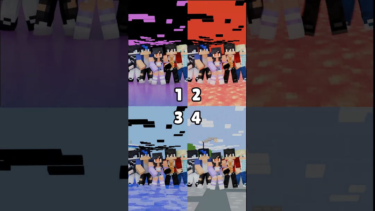 Aphmau And The Gang Baby Grown Up Dance In Water Vapovapo GRID