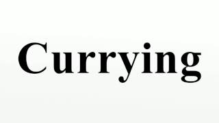 Currying