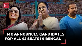 LS Elections 2024: TMC announces 42 candidates' list; Yusuf Pathan, Mahua Moitra among key nominees