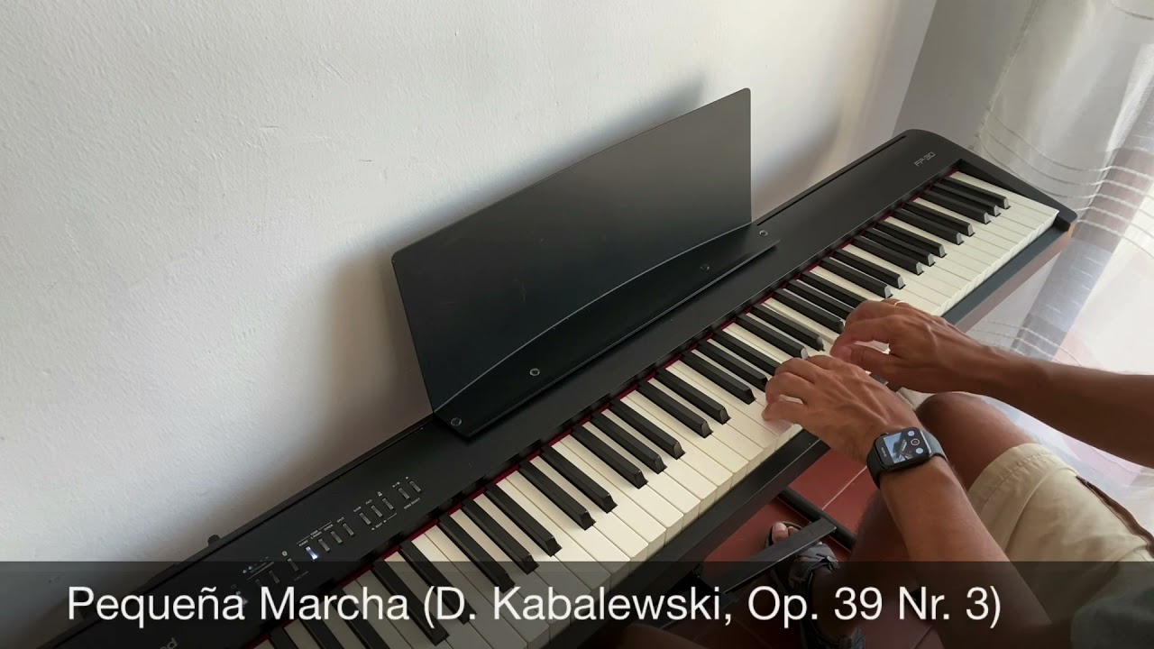 Practicing Piano VLog #7 - Pequeña Marcha (D. Kabalewski, Op. 39 Nr. 3)