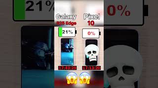 Galaxy S25 Edge vs Pixel 10 🔋 Battery Drain Test 😱 3 Hours Shocking Result!