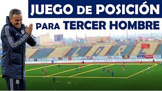 [Ejercicio de] JUEGO DE POSICIÓN para trabajar el TERCER HOMBRE