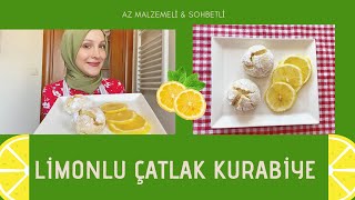 LİMONLU ÇATLAK KURABİYE TARİFİ