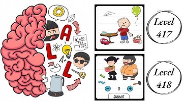Brain Test All Star : Level 417 , 418 – How to Solve? (Walkthrough)
