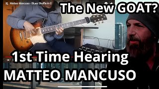 Guitarist Hears Matteo Mancuso For The First Time...Blues Shuffle In G--Pro Guitarist Reacts