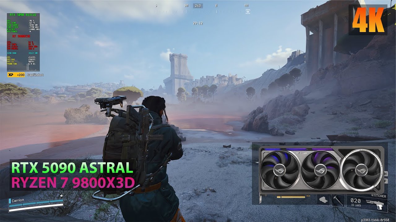 RTX 5090 IN ARC RAIDERS Benchmark DLSS RT 4K