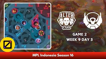 [Mini Map] Alter Ego vs Bigetron Esports - Game 2 - Week 9 Day 3 - Regular Season - MPL ID S16