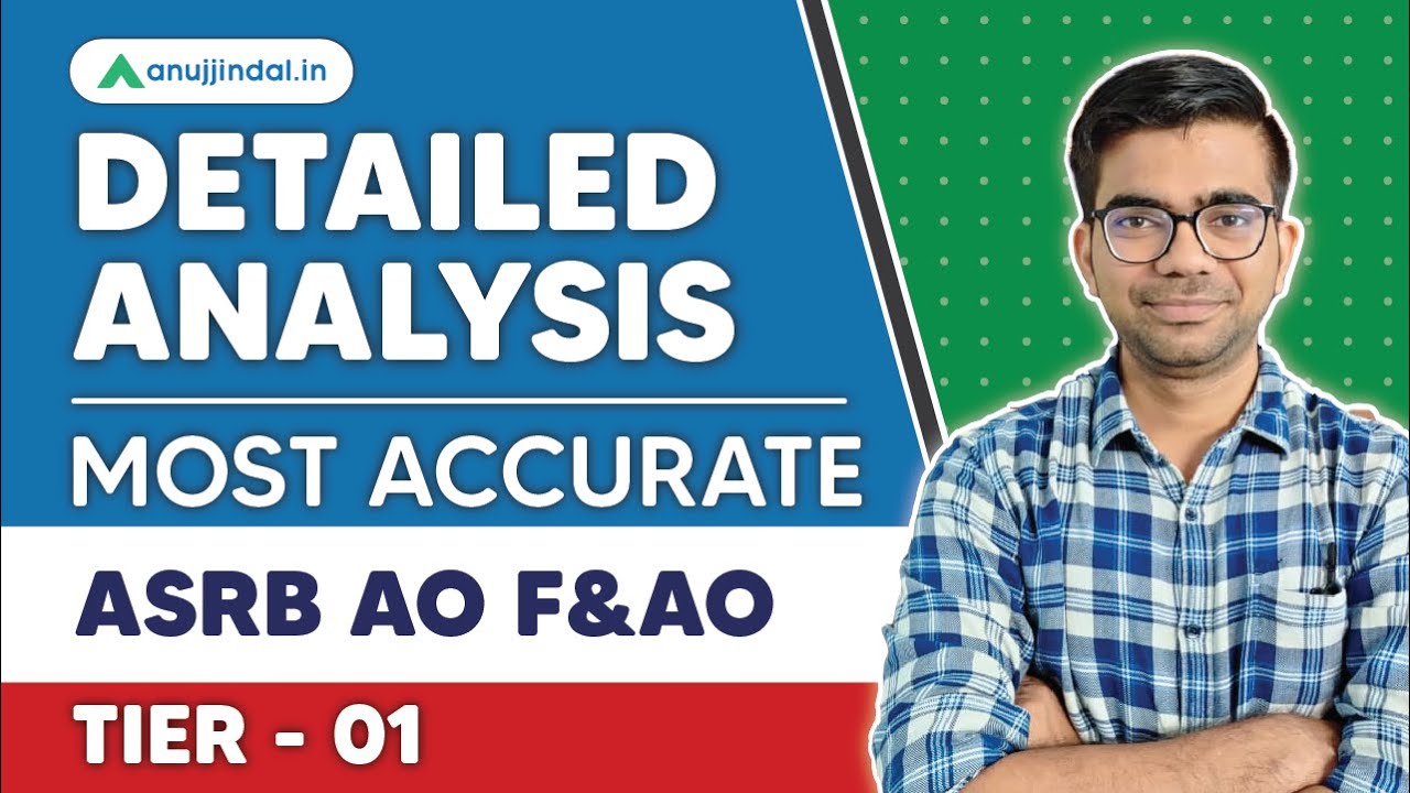 ICAR ASRB AO 2022 Detailed Analysis | Most Accurate Answer Key | Phase 1 Exam Analysis