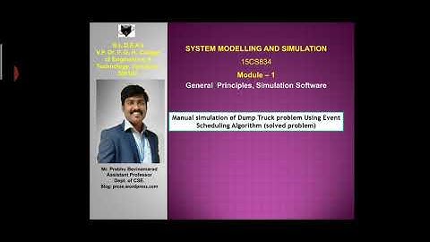 MODULE-1:DUMP TRUCK PROBLEM SOLVED EEXAMPLE