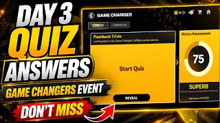 DAY 3 QUIZ ANSWERS 😱 | Game Changers Event | FC Mobile #fcmobile  screenshot 5