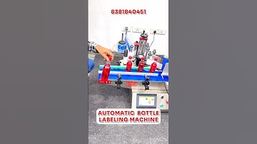 Automatic bottle labeling machine | labeling machine