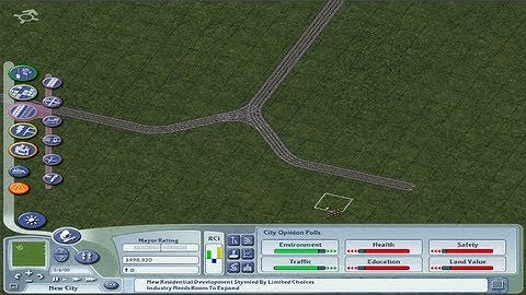 SimCity 4 - How to create a 3 way Rail Intersection