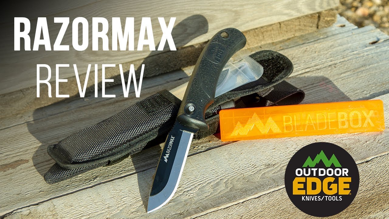 Outdoor Edge Review RazorMax with NEW Replaceable Filet Blade YouTube