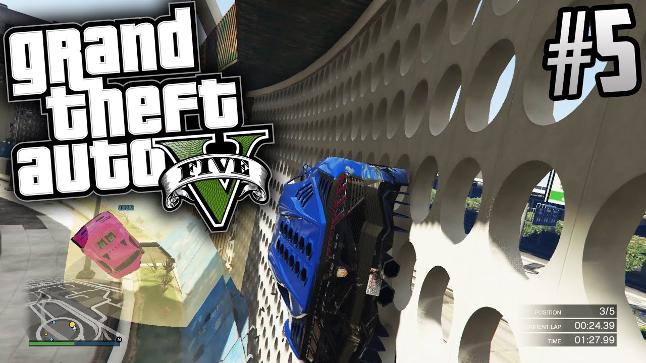 GTA 5 Funny Moments #5 | "Anti-Gravity Wall!!"