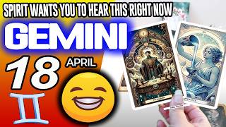 Gemini ♊🔯SPIRIT WANTS YOU TO HEAR THIS RIGHT NOW💖🔆 horoscope for today APRIL 18 2026 ♊ #gemini tarot Net Worth