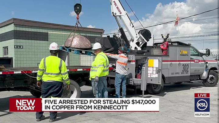 Five arrested and $147,000 worth of stolen copper recovered