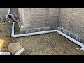 Installing Basement Perimeter Drain Tile and Sump