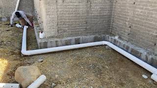 Installing Basement Perimeter Drain Tile and Sump