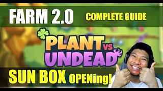 Plant Vs Undead - Farm 2.0 Complete Guide on How to build your 1st Farm with Sunflowers screenshot 4