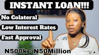 HOW TO GET LOAN WITHOUT COLLATERAL!! (New Loan Companies in Nigeria)