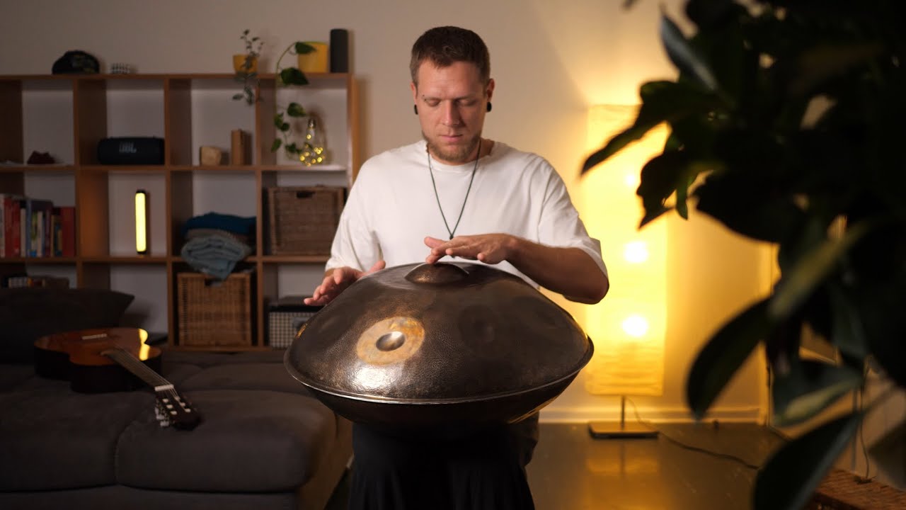 Evening slow Handpan Meditation. Calm peaceful music.