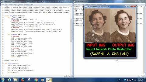 Autoencoder Image Restoration.