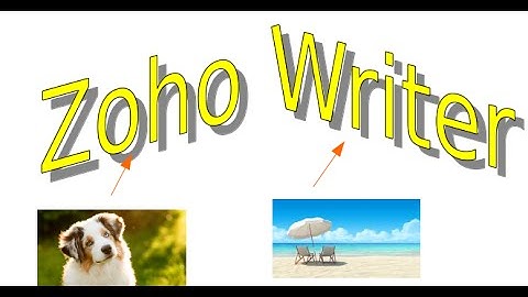 Zoho Docs: Inserting images in Writer document