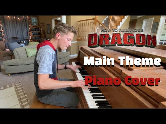 How To Train Your Dragon - Main Theme - Piano Cover | Blake's Juke Box class=