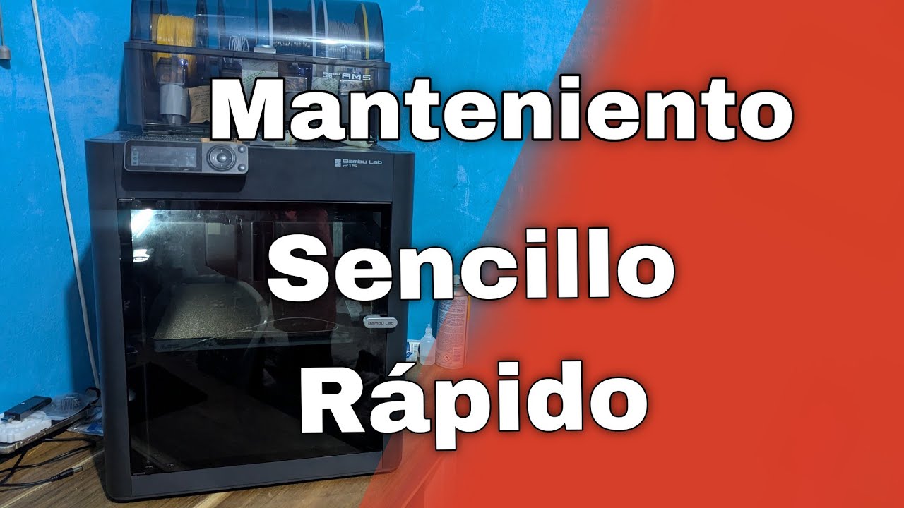 Como dar mantenimiento a bambú lab p1p, x1c p1p de una manera sencilla