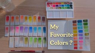 I Tried to Build My Perfect Watercolor Palette 🎨 Swatching Everything I Own