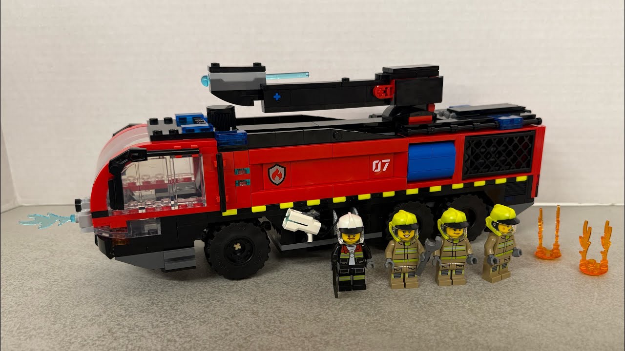 Lego City Airport Fire Truck 60499 