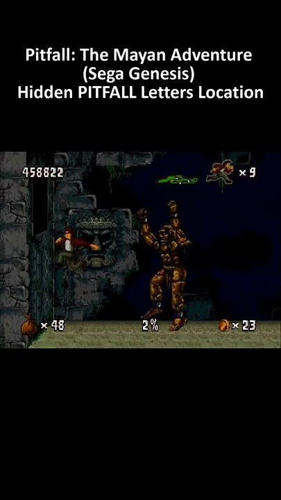 HIDDEN LETTERS LOCATION - PITFALL: THE MAYAN ADVENTURES (SEGA GENESIS)