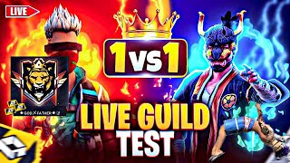 LIVE 🔴 GUILD TEST 1 VS 1 #shorts #shortsfeed #freefire