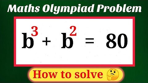 A beautiful Algebra Math Olympiad Exponential Problem | How to solve for b 