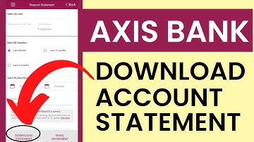 How to Download Axis Bank Statement | Axis Bank