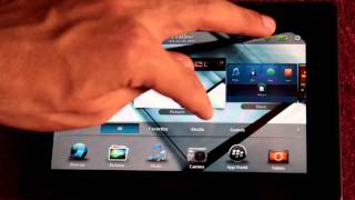 Review BlackBerry PlayBook on the software screenshot 2